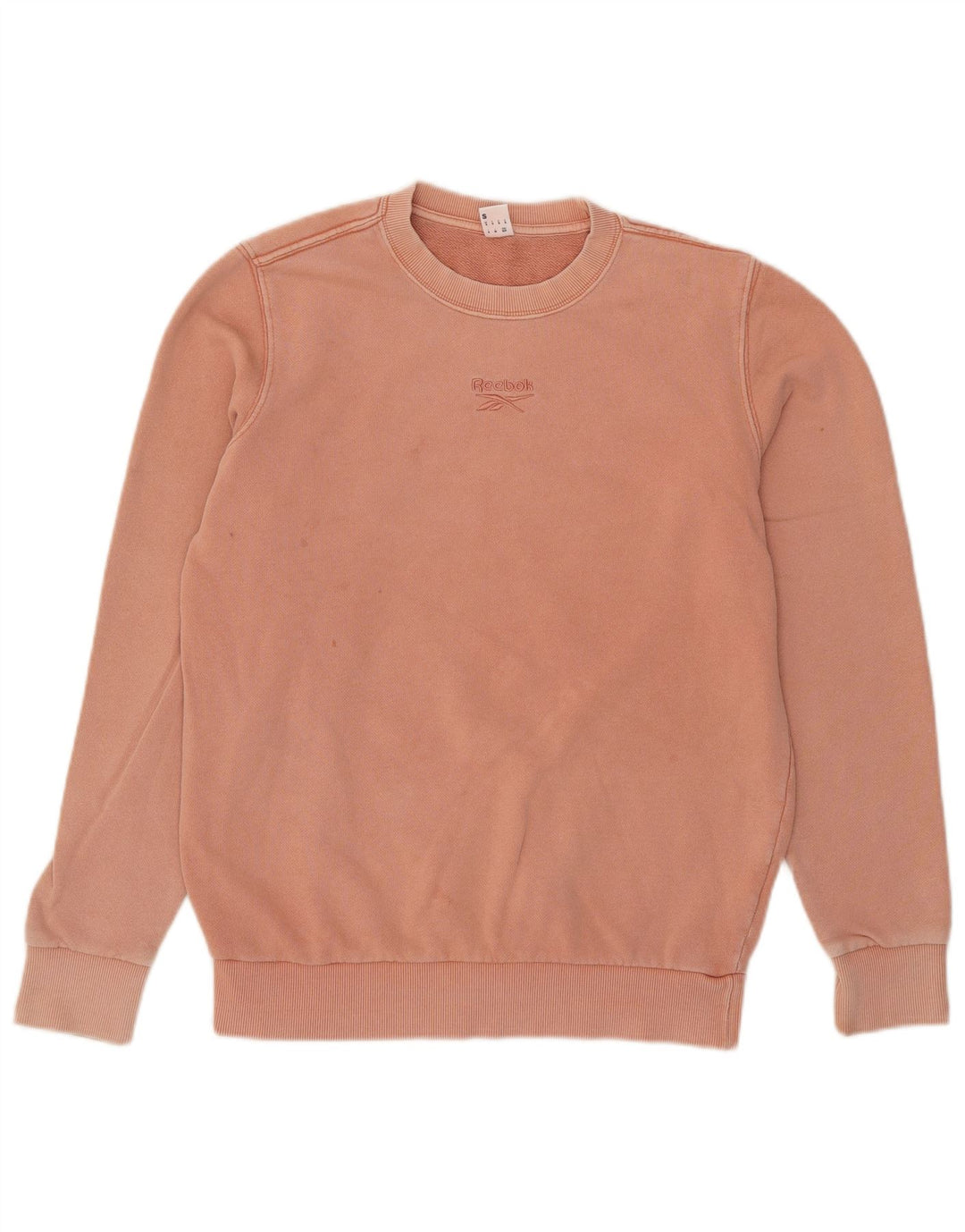 Felpa Reebok da uomo, maglione piccolo, cotone rosa