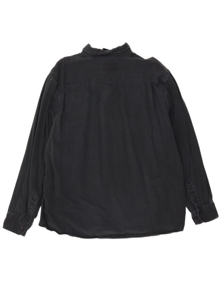Camicia da uomo Wrangler 2XL cotone blu navy