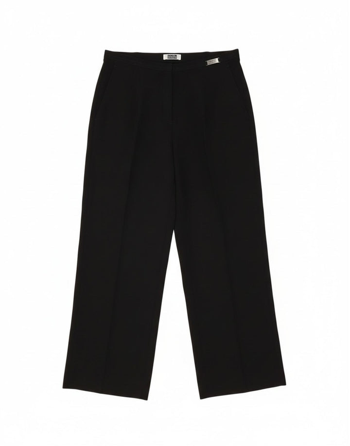 Pantaloni chino dritti da donna Perte by Krizia W32 L28 poliestere nero