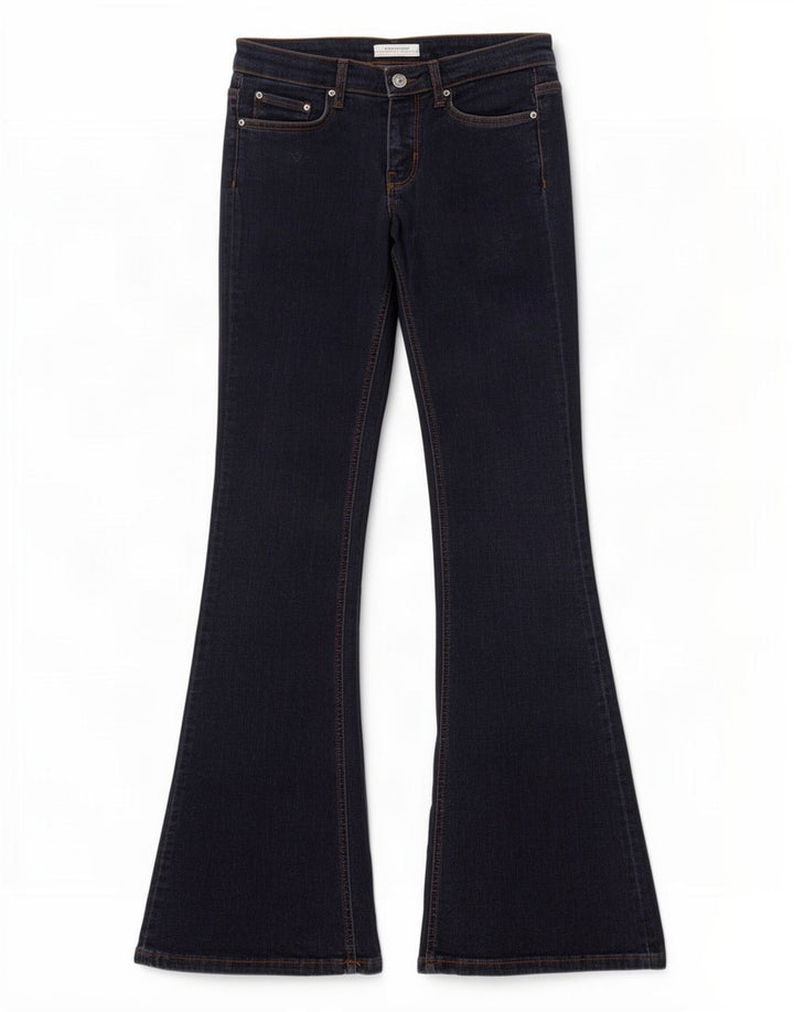 Jeans svasati da donna Zara EU 38 Small W28 L34 Blu navy