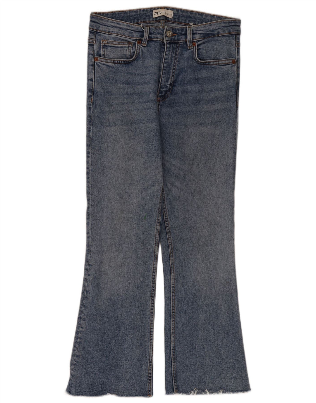 Jeans Bootcut da donna Zara EU 40 medio W30 L28 cotone blu