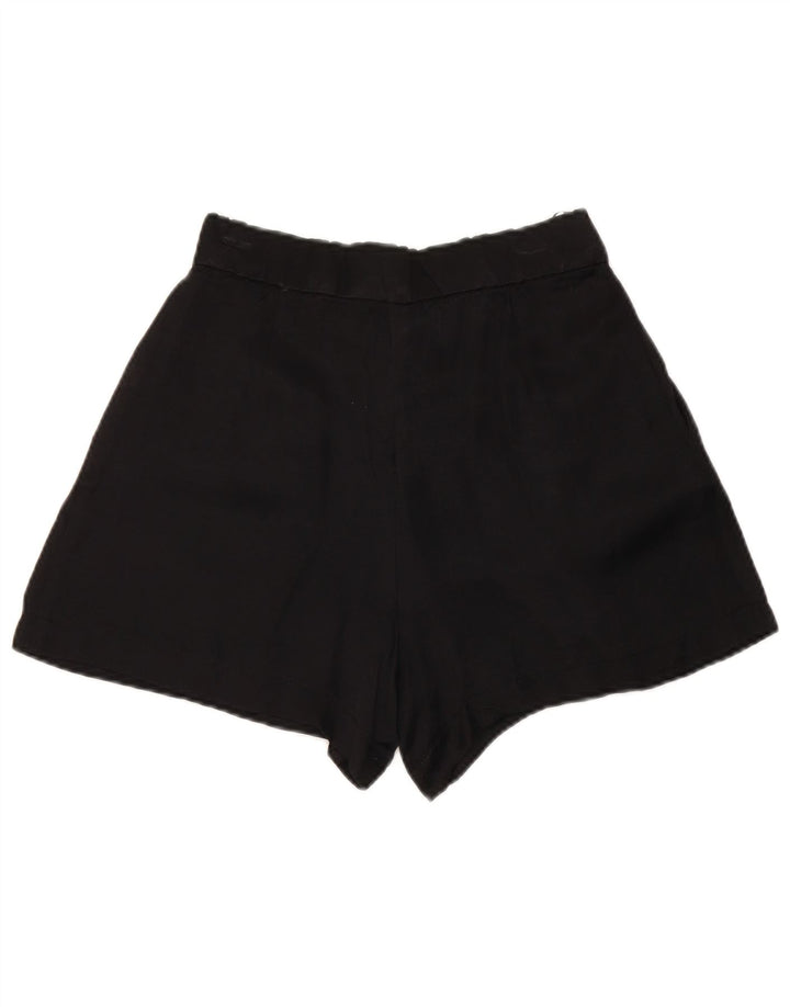 Pantaloncini chino con pegging da donna ZARA XS W24 neri modal