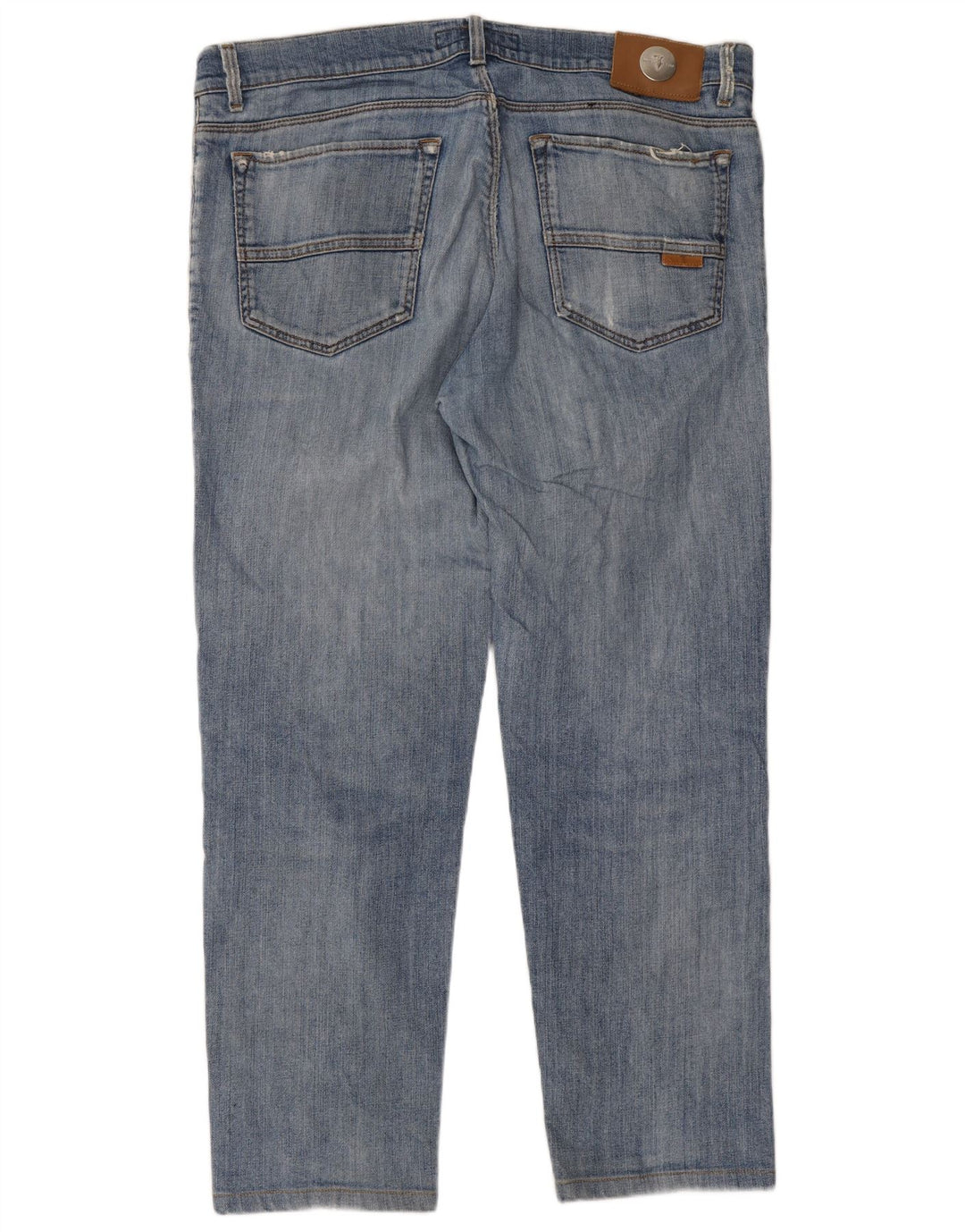 Jeans Dritti Donna Trussardi W35 L27 Blu