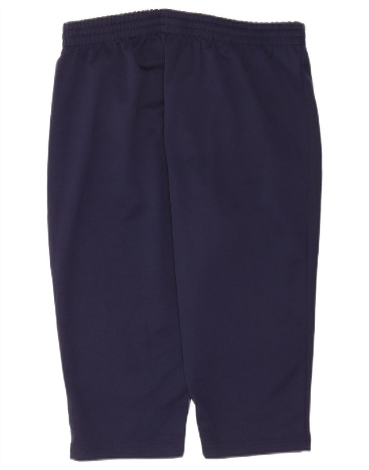 Pantaloncini sportivi Bermuda da uomo Kappa grandi in poliestere blu navy