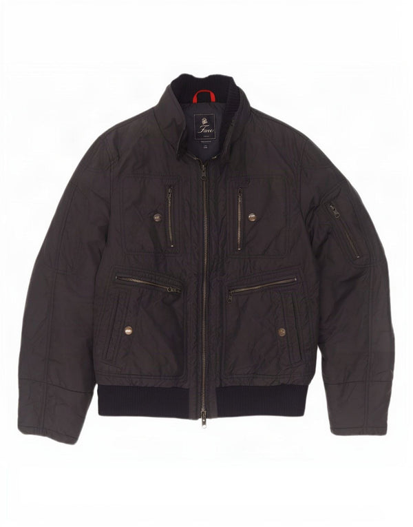 Giacca imbottita bomber da uomo Fay UK 40 grande blu navy