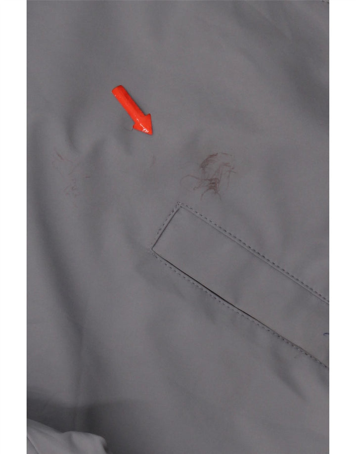 Giubbotto bomber da uomo Zara UK 38 Poliestere grigio medio