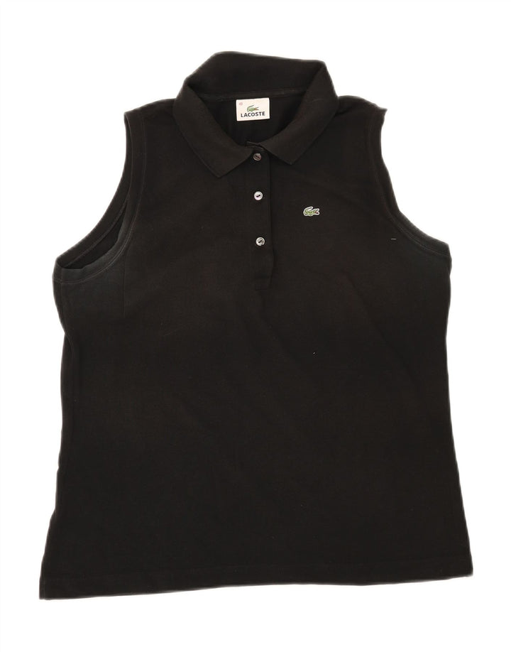 Polo senza maniche da donna Lacoste taglia 48 XL Nera