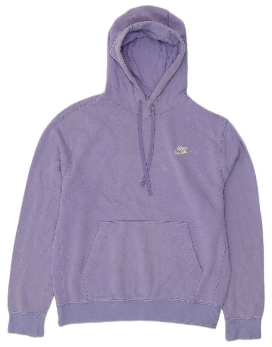NIKE Felpa con cappuccio da uomo in cotone viola medio