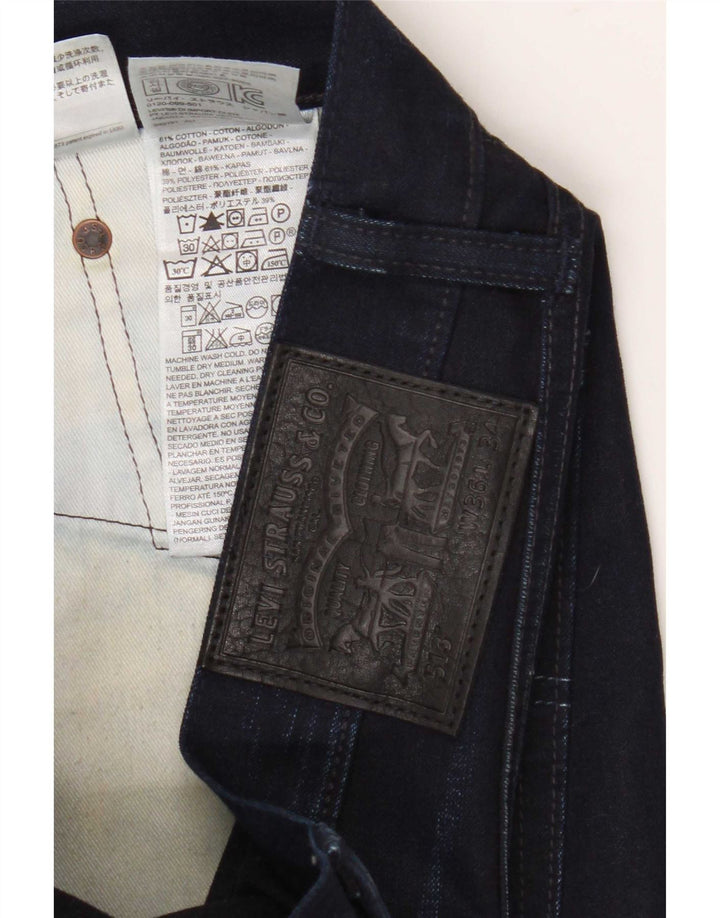 Levi's Uomo 513 Jeans dritti W36 L34 Cotone blu navy