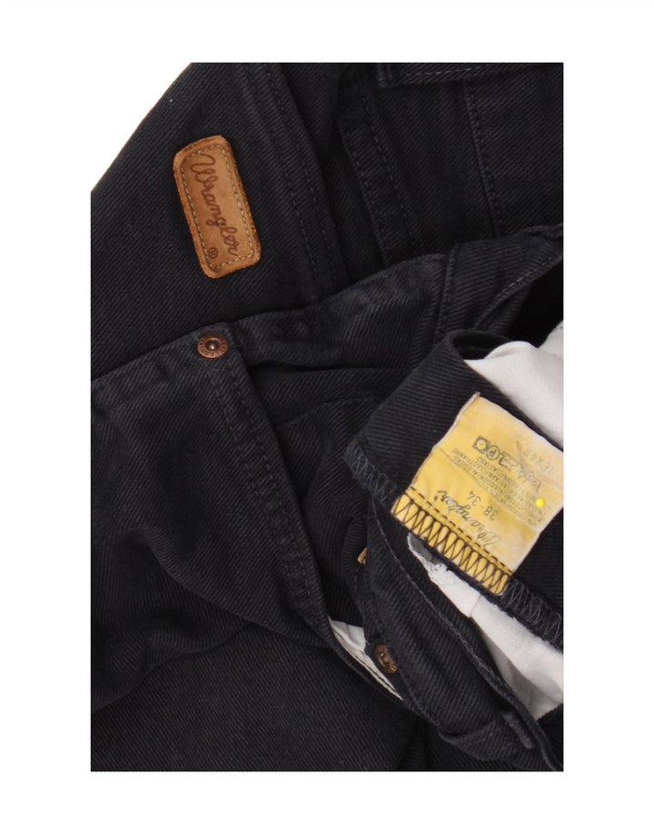 Jeans dritti da uomo Texas WRANGLER W38 L34 cotone blu navy