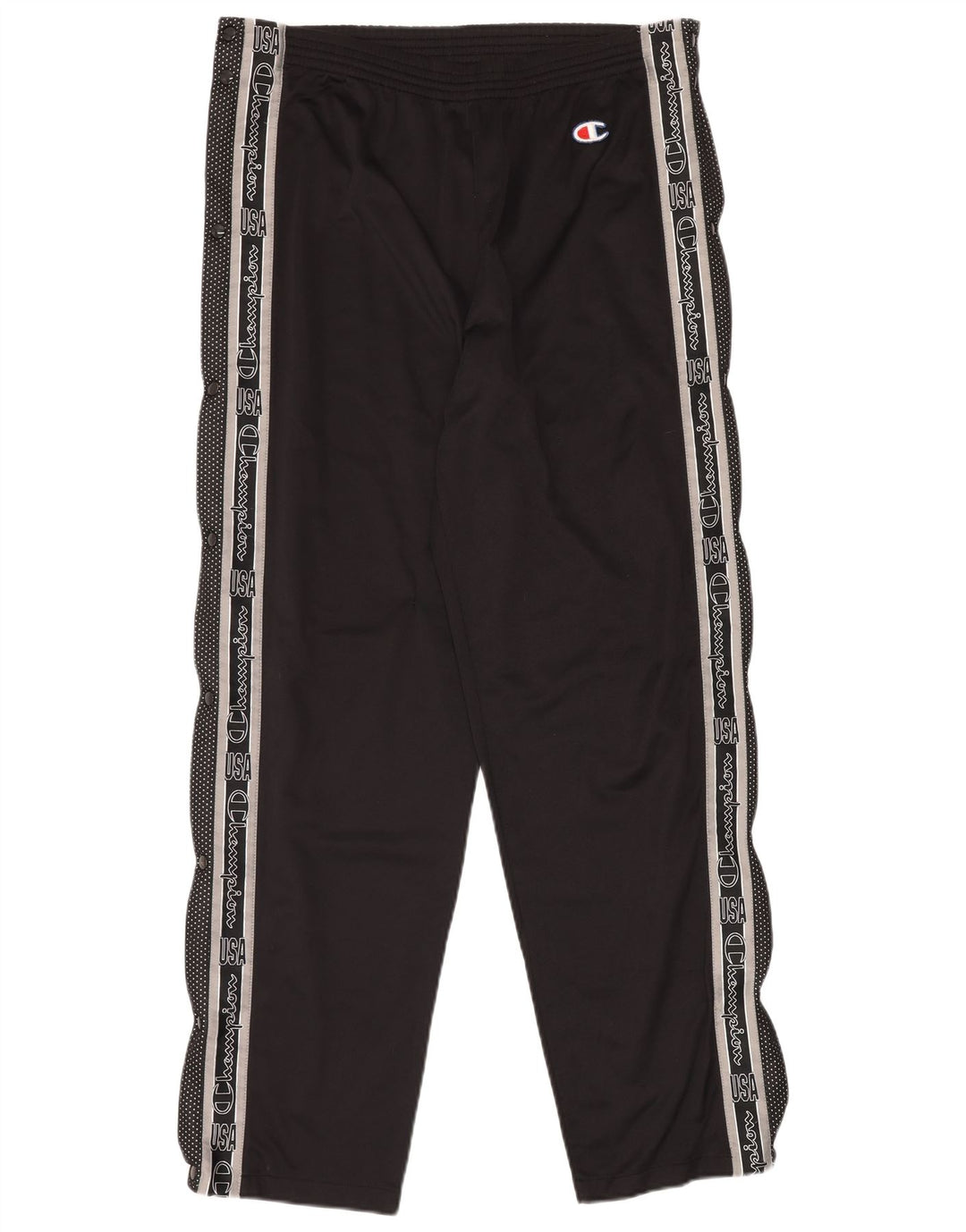 Pantaloni da tuta con grafica da uomo CHAMPION XL poliestere nero