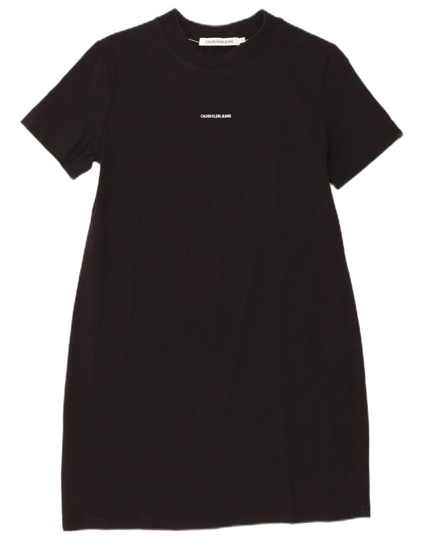 Abito t-shirt da donna Calvin Klein Jeans UK 10 piccolo nero