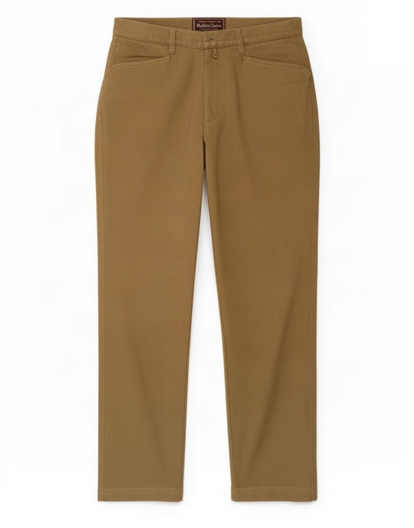 Pantaloni casual dritti da uomo Marlboro Classics EU 46 Small W29 L31 Beige
