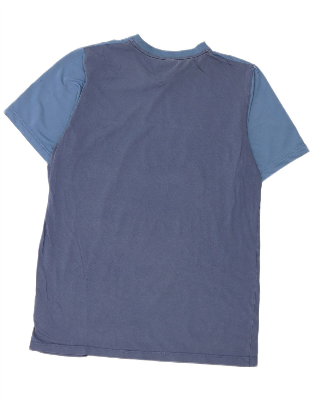 T-shirt grafica da uomo NIKE Top grande in cotone color block blu