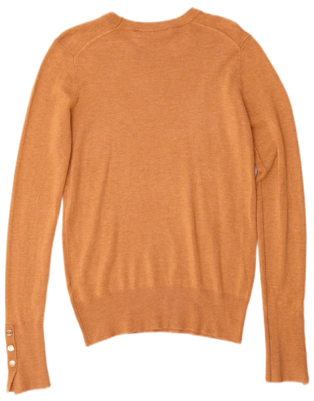 Maglione maglione con scollo a barca da donna Zara UK 12 Beige medio