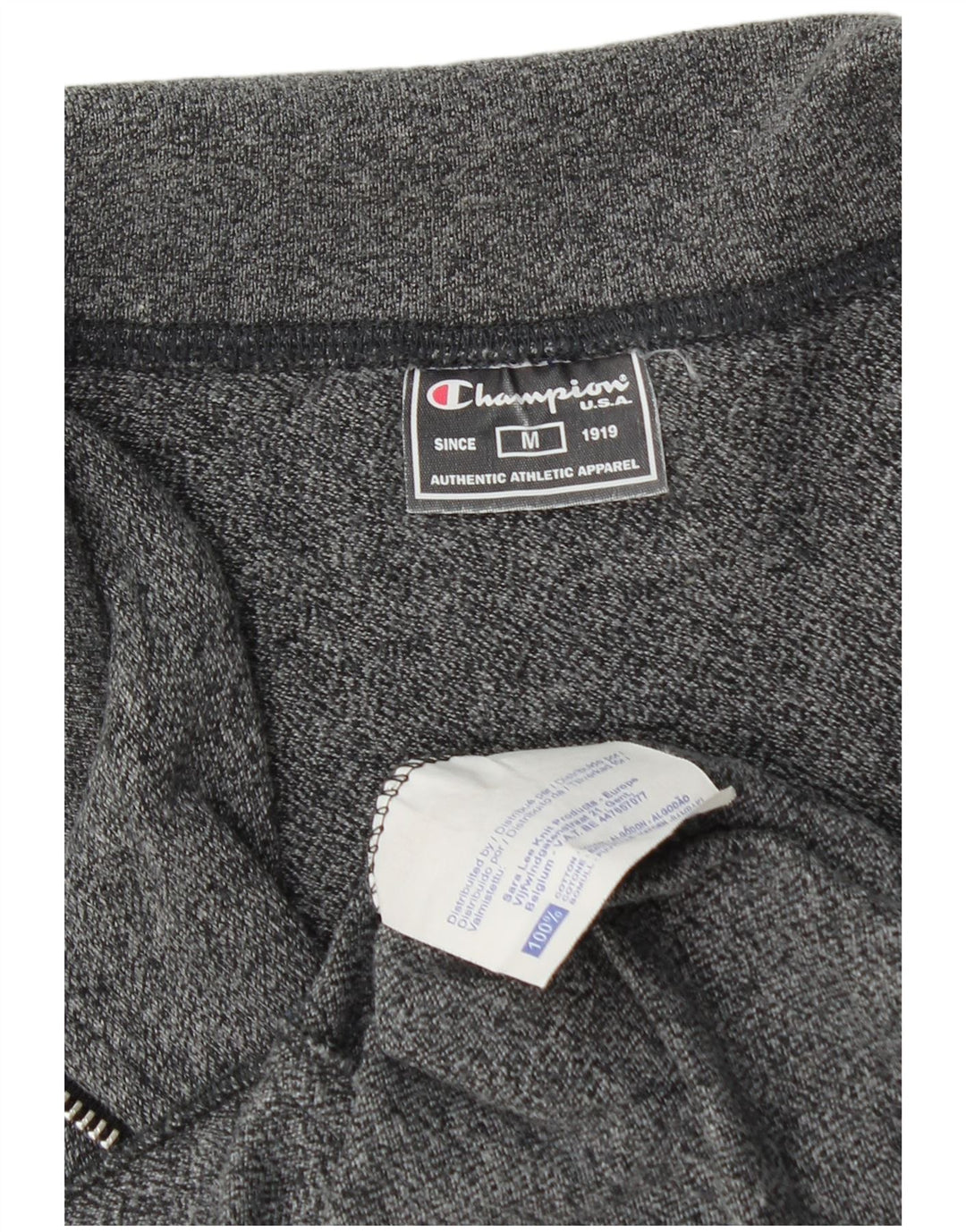 Giacca da tuta da donna Champion UK 14 Cotone chiazzato grigio medio