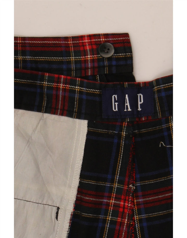 Pantaloncini chino da uomo Gap Pegged W30 medio nero a quadri