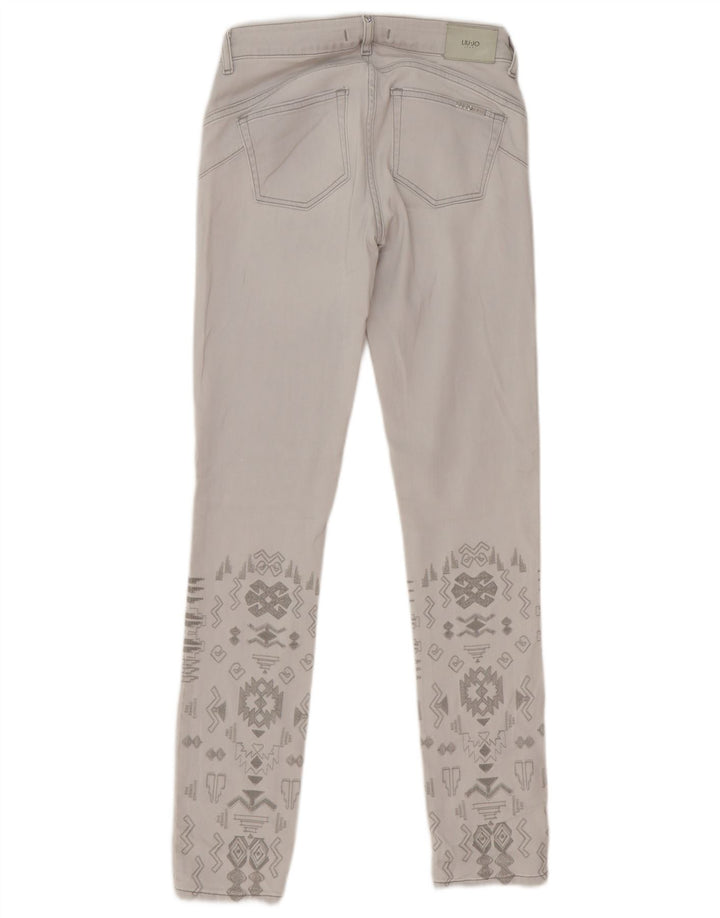 Jeans Slim Donna Liu Jo W28 L31 Grigio Geometrico