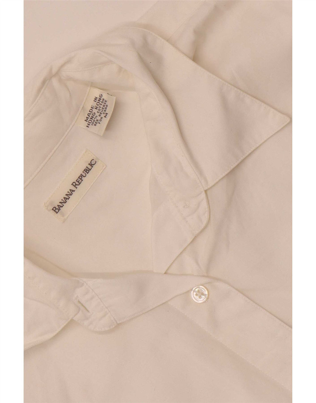 Camicia oversize da donna Banana Republic UK 14 Cotone bianco medio