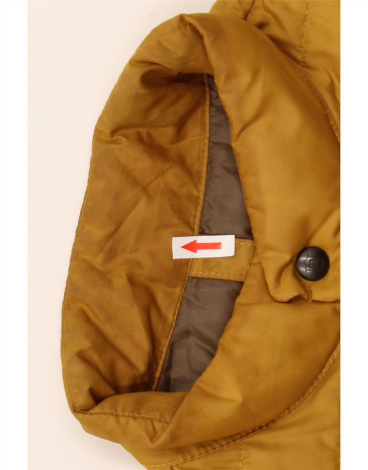 Gilet imbottito con fodera da uomo Massimo Dutti UK 36 piccolo poliestere giallo