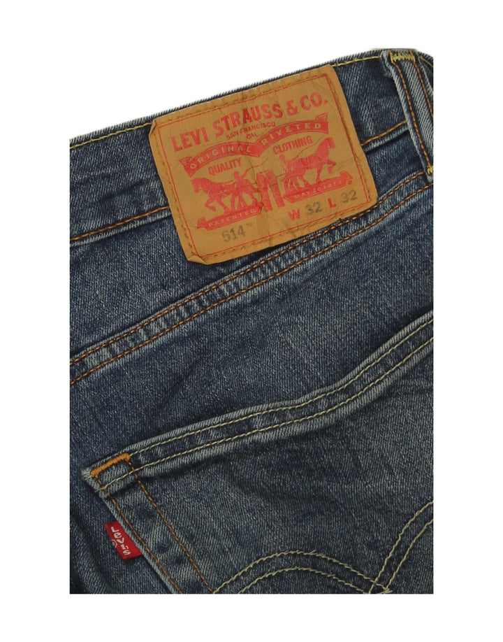 Levi's Uomo 514 Jeans dritti W32 L32 Cotone Blu
