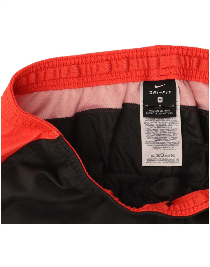 Pantaloni da tuta NIKE Dri Fit da uomo in poliestere color block grigio medio