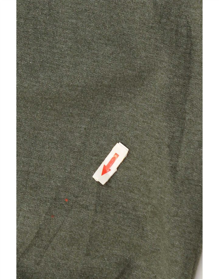 Maglione con cappuccio da uomo Champion grande in cotone kaki