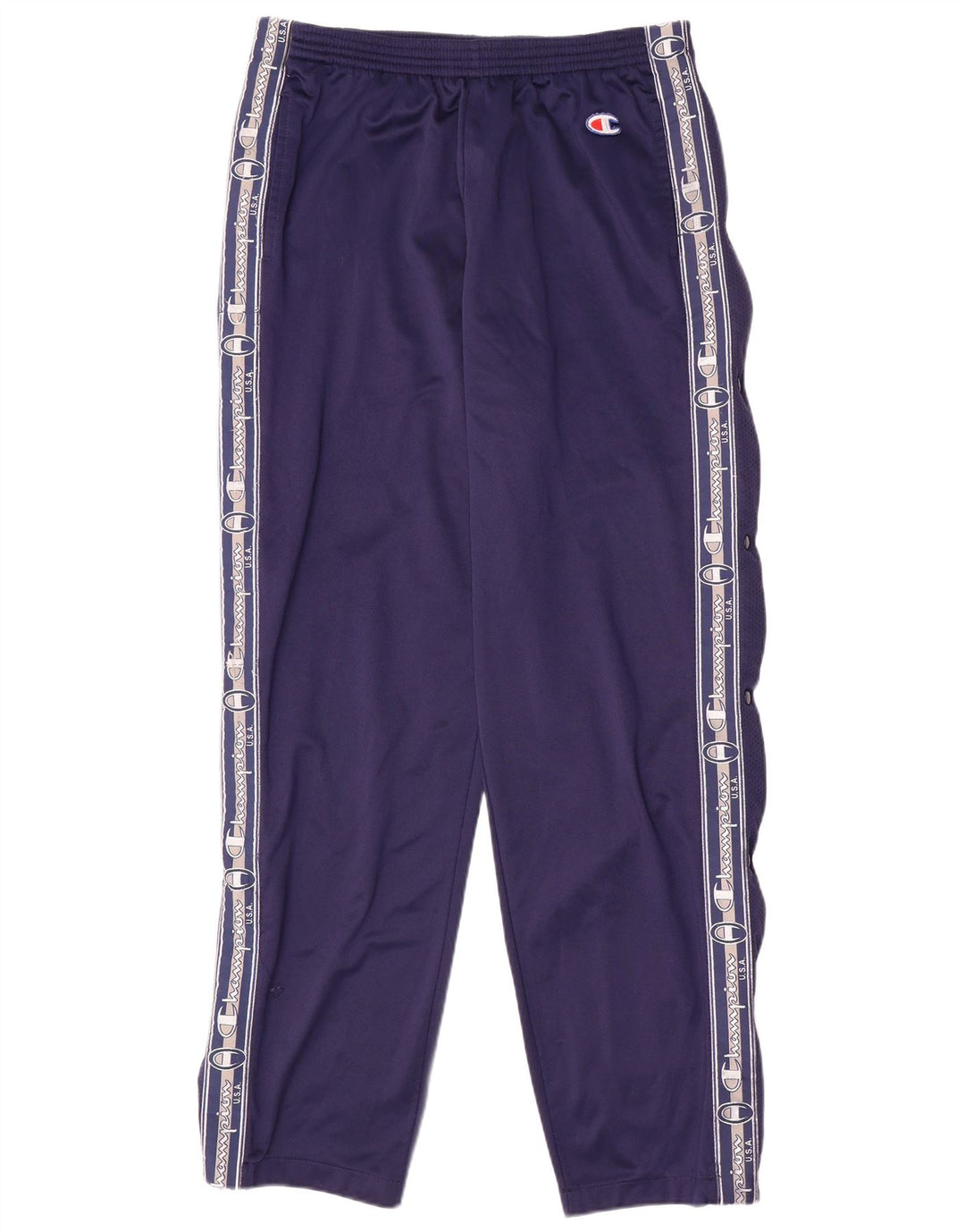 Pantaloni da tuta grafica da uomo Champion XL poliestere blu navy