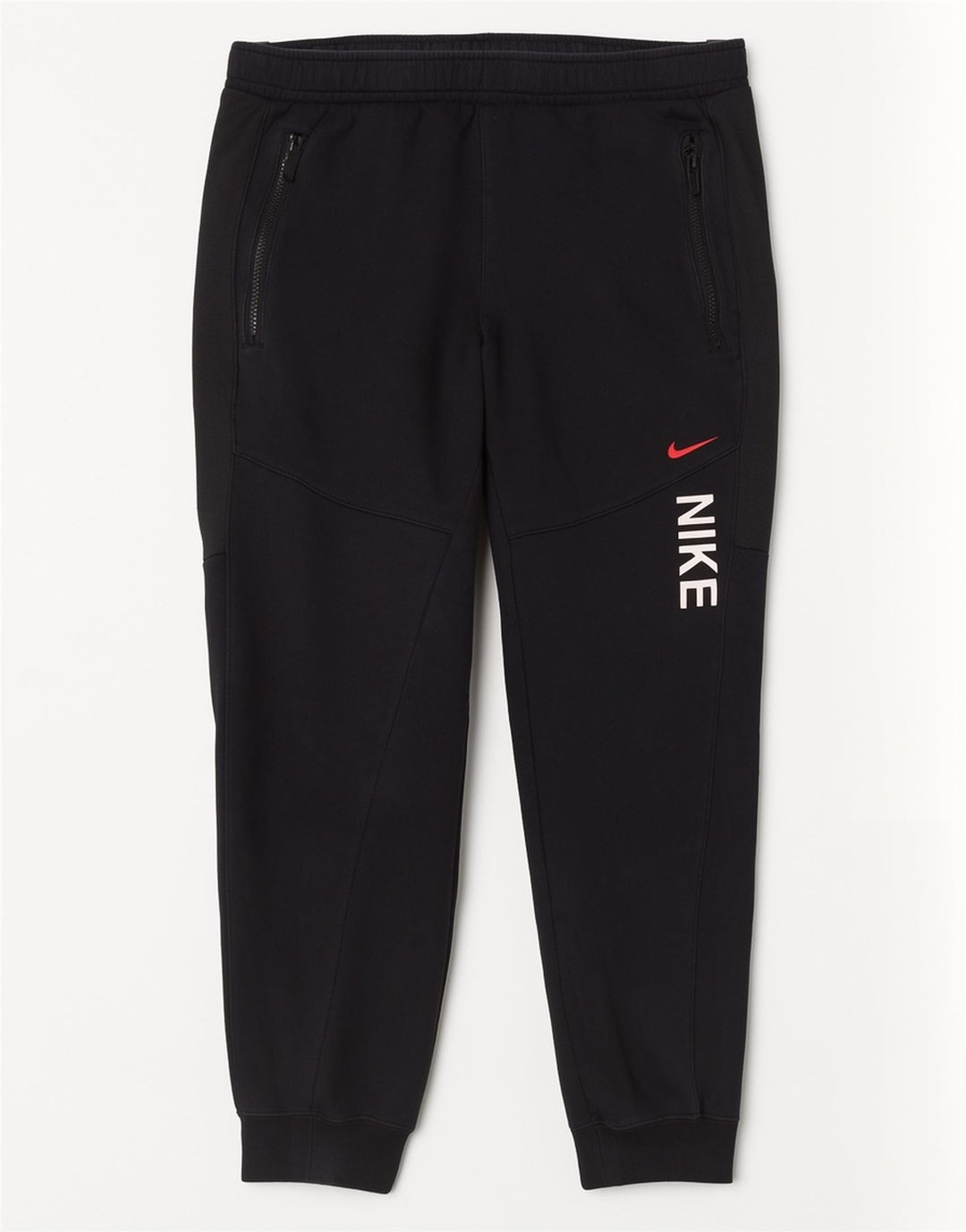 Pantaloni da tuta con grafica Nike da uomo, pantaloni da jogging, cotone medio nero