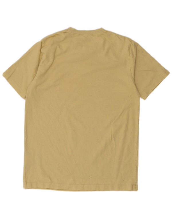 T-shirt da uomo Carhartt Top piccola in cotone giallo