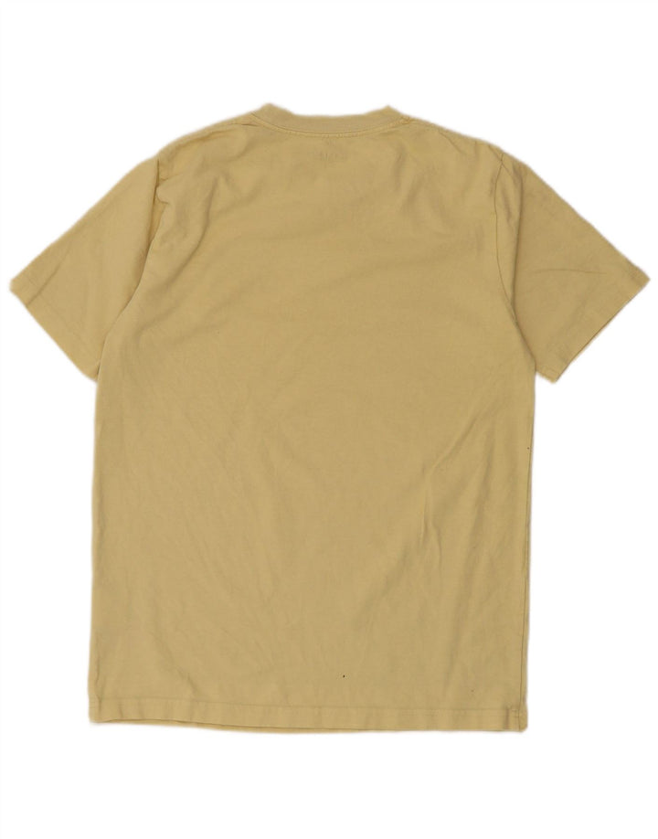 T-shirt da uomo Carhartt Top piccola in cotone giallo