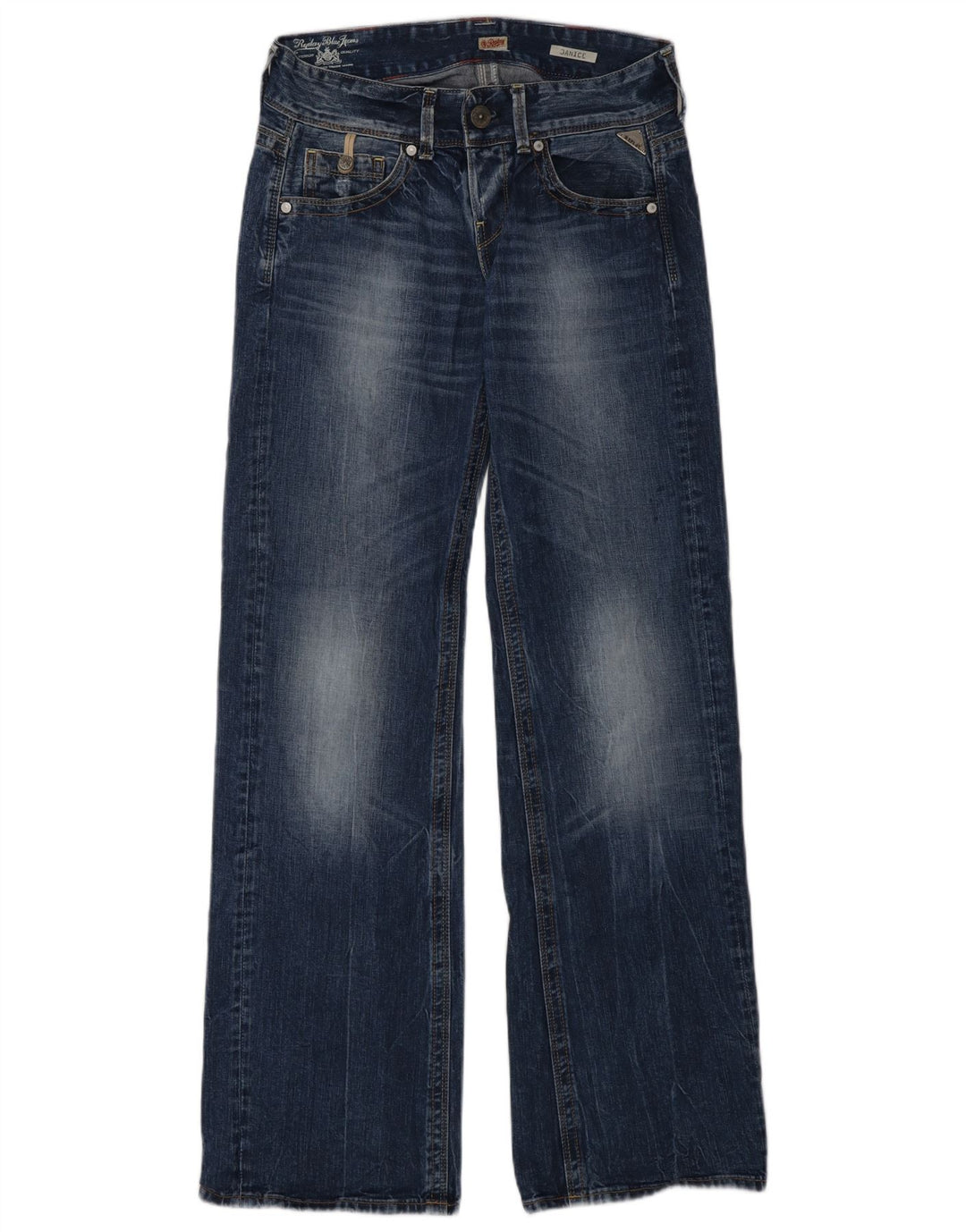 Replay Jeans Janice Bootcut da donna W27 L34 cotone blu