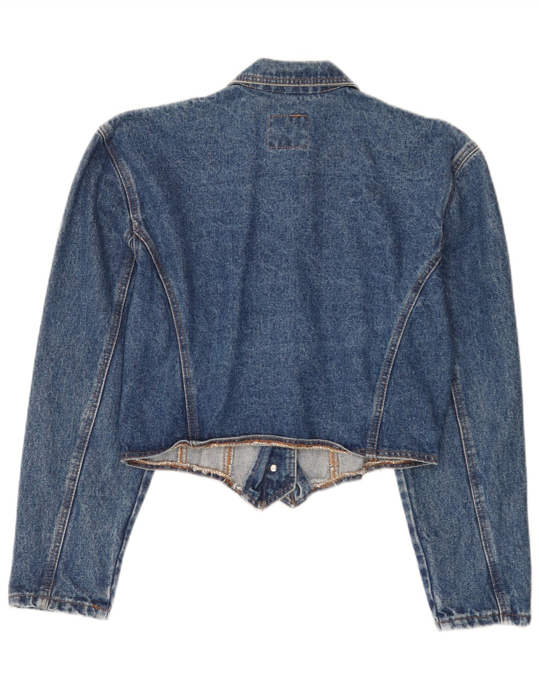 Giacca in denim corto da donna Doringo UK 10 piccolo cotone blu