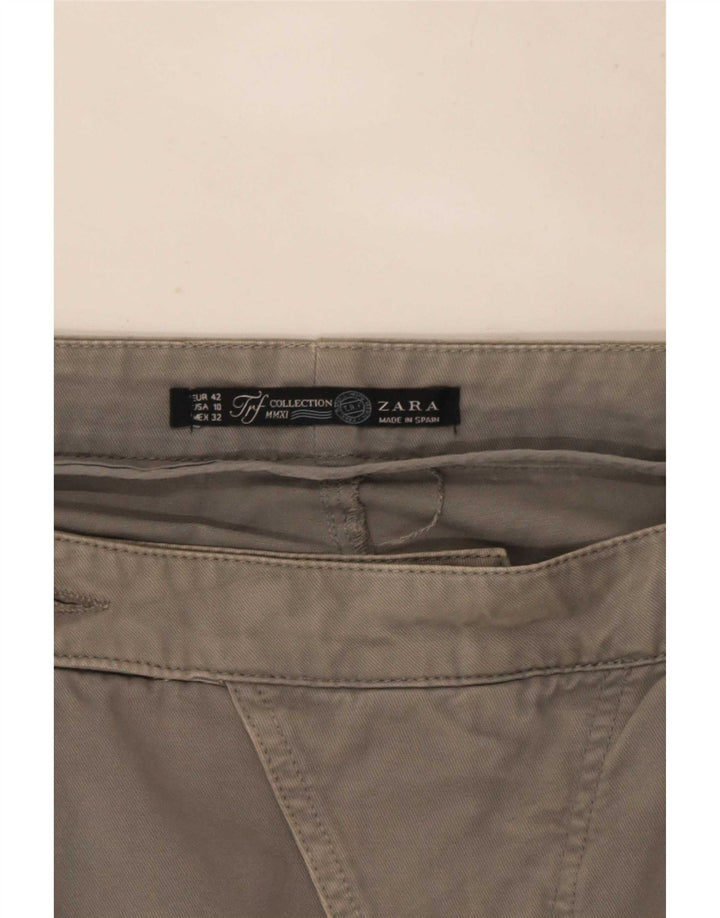 Minigonna con pegging Zara Trafaluc da donna EU 42 grande W32 grigia