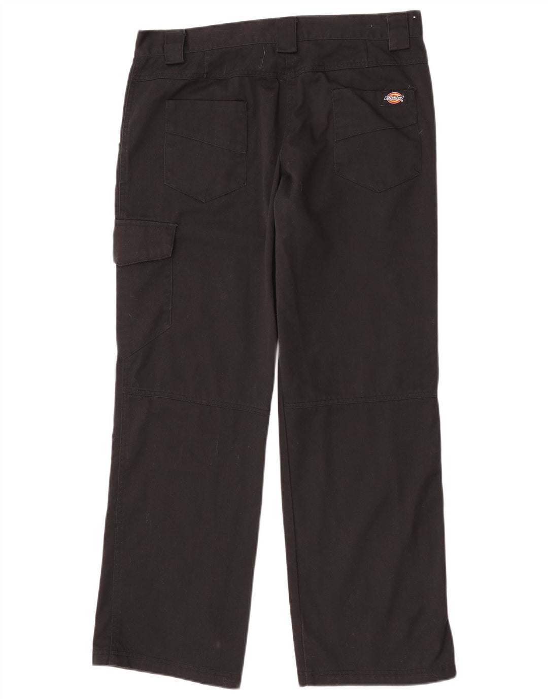 Dickies Pantaloni cargo dritti da donna UK 14 Large W32 L30 Poliestere nero