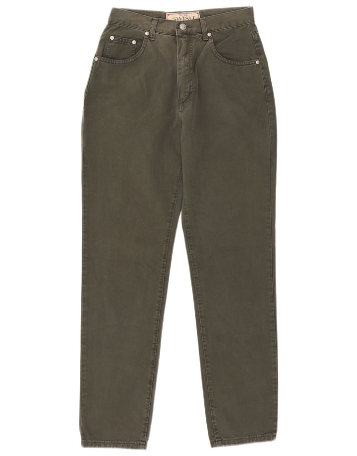Jeans affusolati da donna Swish W29 L29 cotone kaki