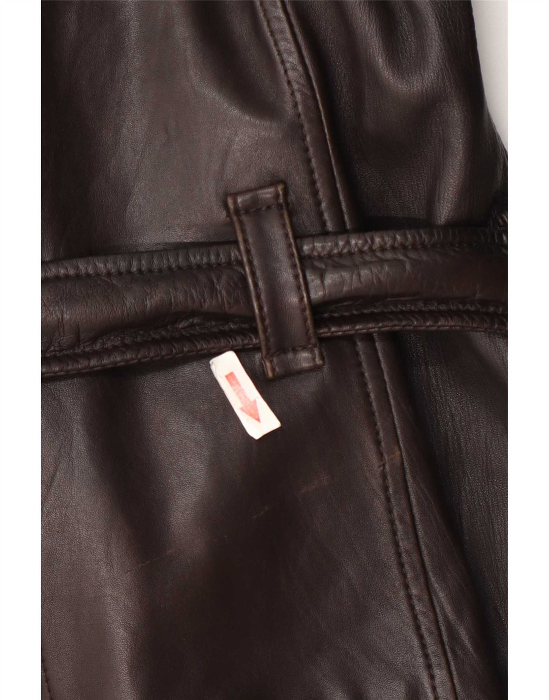 Giacca in pelle doppio petto da donna Esprit UK 12 Pelle di agnello marrone medio