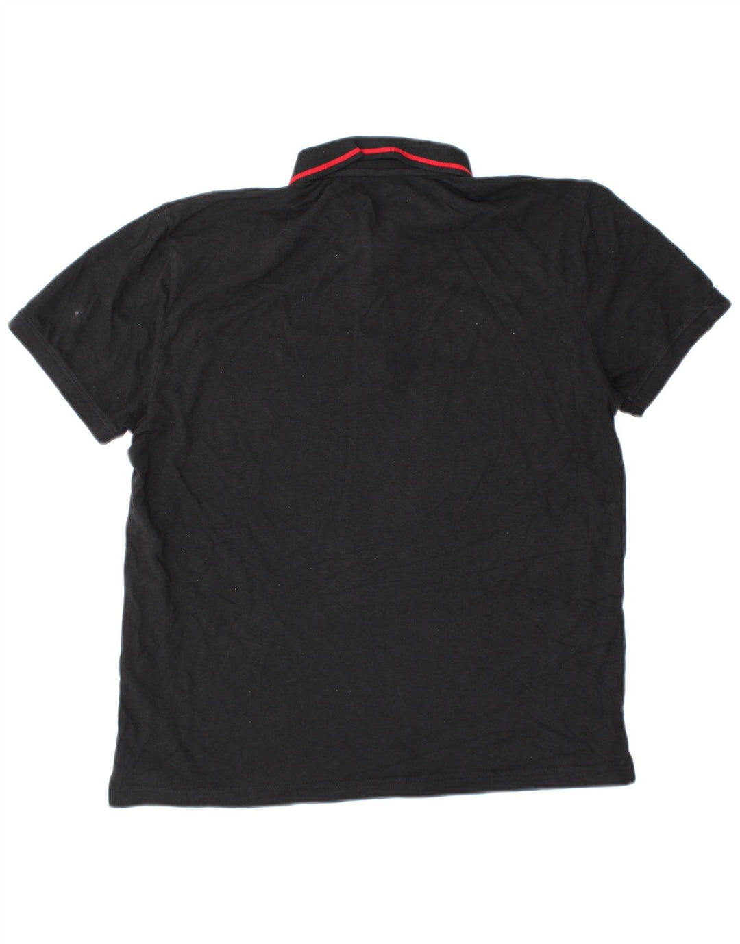 Polo da uomo slim fit IZOD grande in cotone nero
