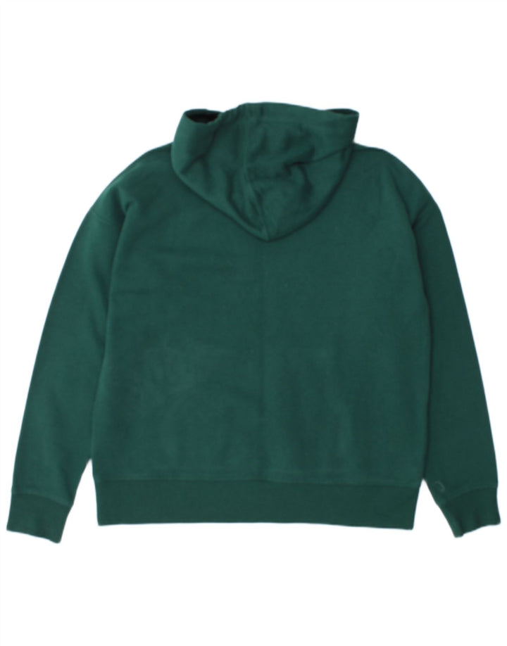 Maglione con cappuccio grafico da uomo Dkny in cotone verde medio
