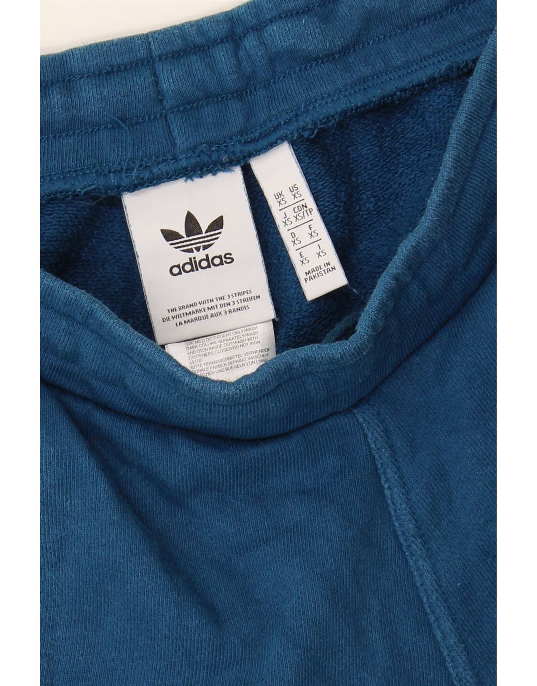 ADIDAS Mens Sport Shorts XS  Blue Cotton Vintage Adidas and Second-Hand Adidas from Messina Hembry 