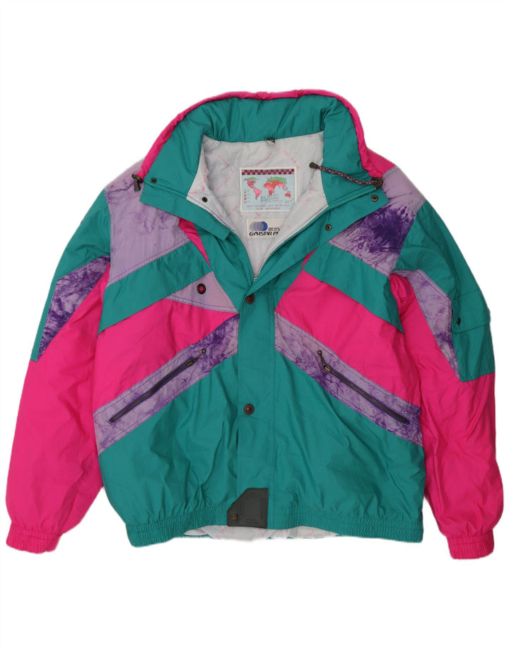 Giacca da sci con cappuccio da uomo Dubin IT 56 3XL Poliestere Colourblock multicolore