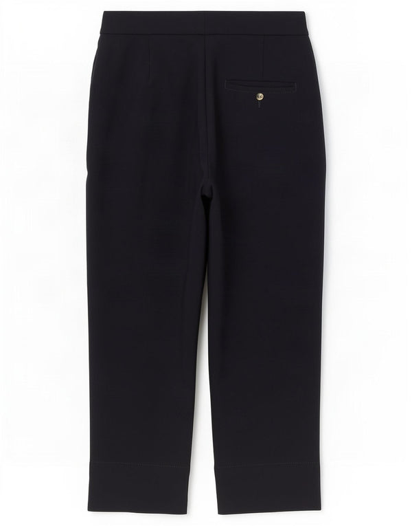Pantaloni Capri da donna Marks & Spencer UK 10 Small W30 L23 Blu Navy