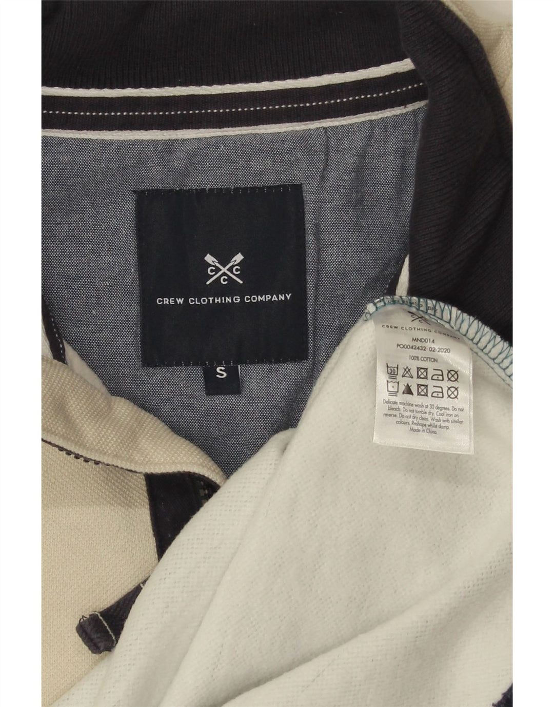 CREW CLOTHING Felpa da uomo Maglione piccolo multicolore Colourblock