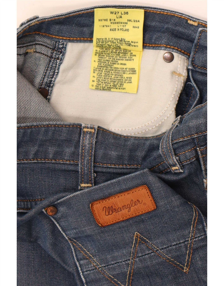 Jeans dritti Lia da donna Wrangler W27 L28 cotone blu