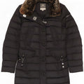 PEUTEREY Cappotto imbottito con cappuccio da uomo IT 42 Medio Nero