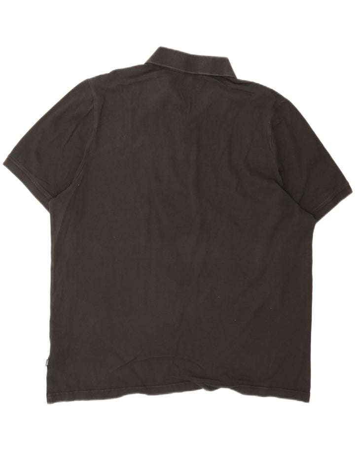 PUMA Mens Polo Shirt XL Black Cotton Vintage Puma and Second-Hand Puma from Messina Hembry 