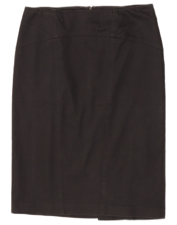 Gonna a tubino da donna Oasis UK 12 media W30 cotone nero