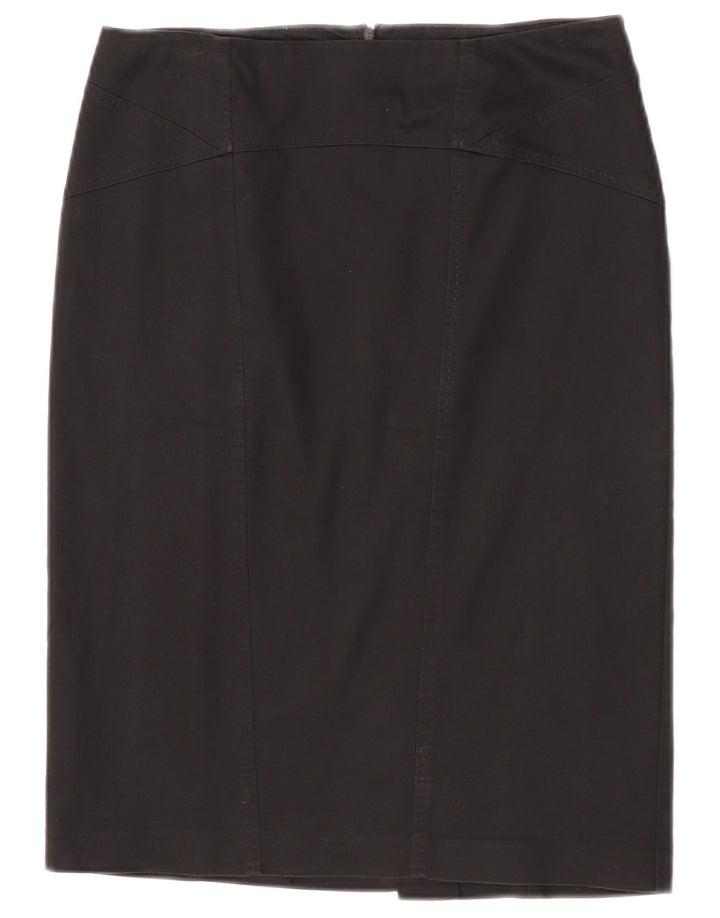 Gonna a tubino da donna Oasis UK 12 media W30 cotone nero