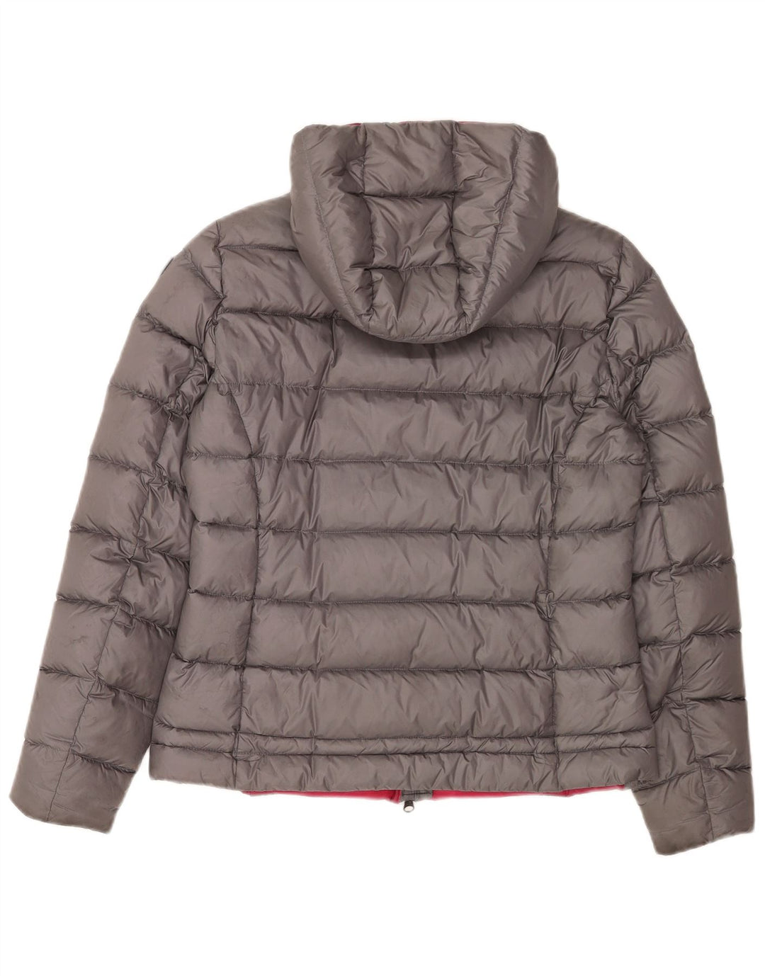 Giacca imbottita con cappuccio da donna Blauer UK 14 Poliammide grigio medio