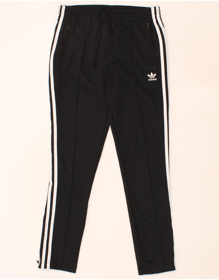 ADIDAS Womens Tracksuit Trousers UK 8 Small Black Polyester Vintage Adidas and Second-Hand Adidas from Messina Hembry 